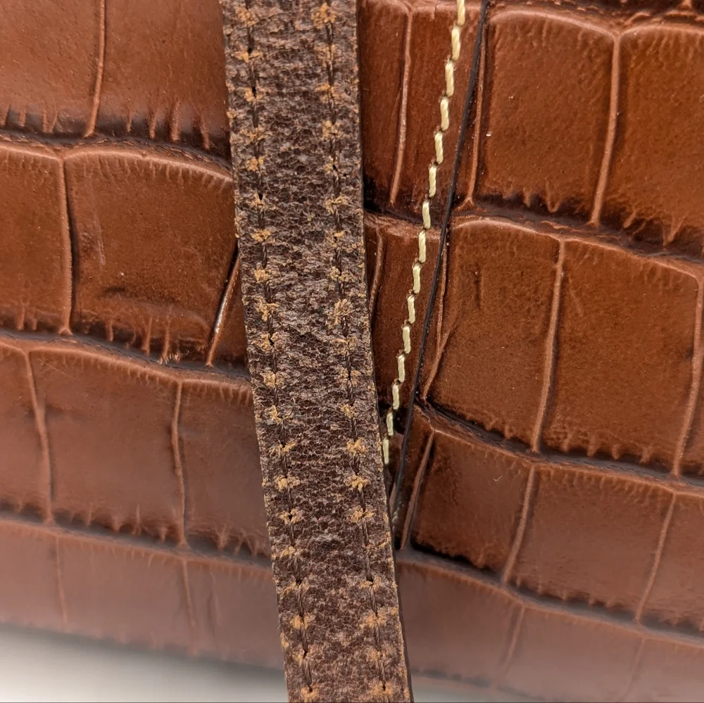 Dooney & Bourke Croco Charlotte Bag - Picture 4 of 13